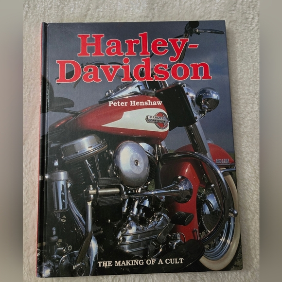 Harley-Davidson 1994 The Making Of A Cult By Peter Henshaw Coffee Table Book - Picture 1 of 10
